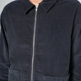 Corduroy Flow Jacket Dark Navy