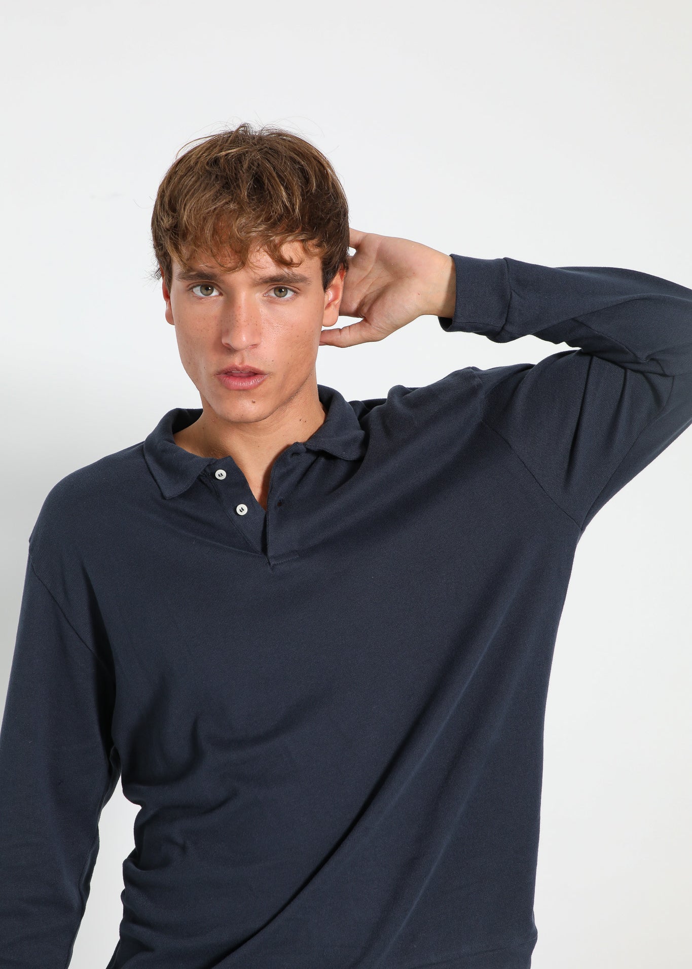 Cozy Polo Navy