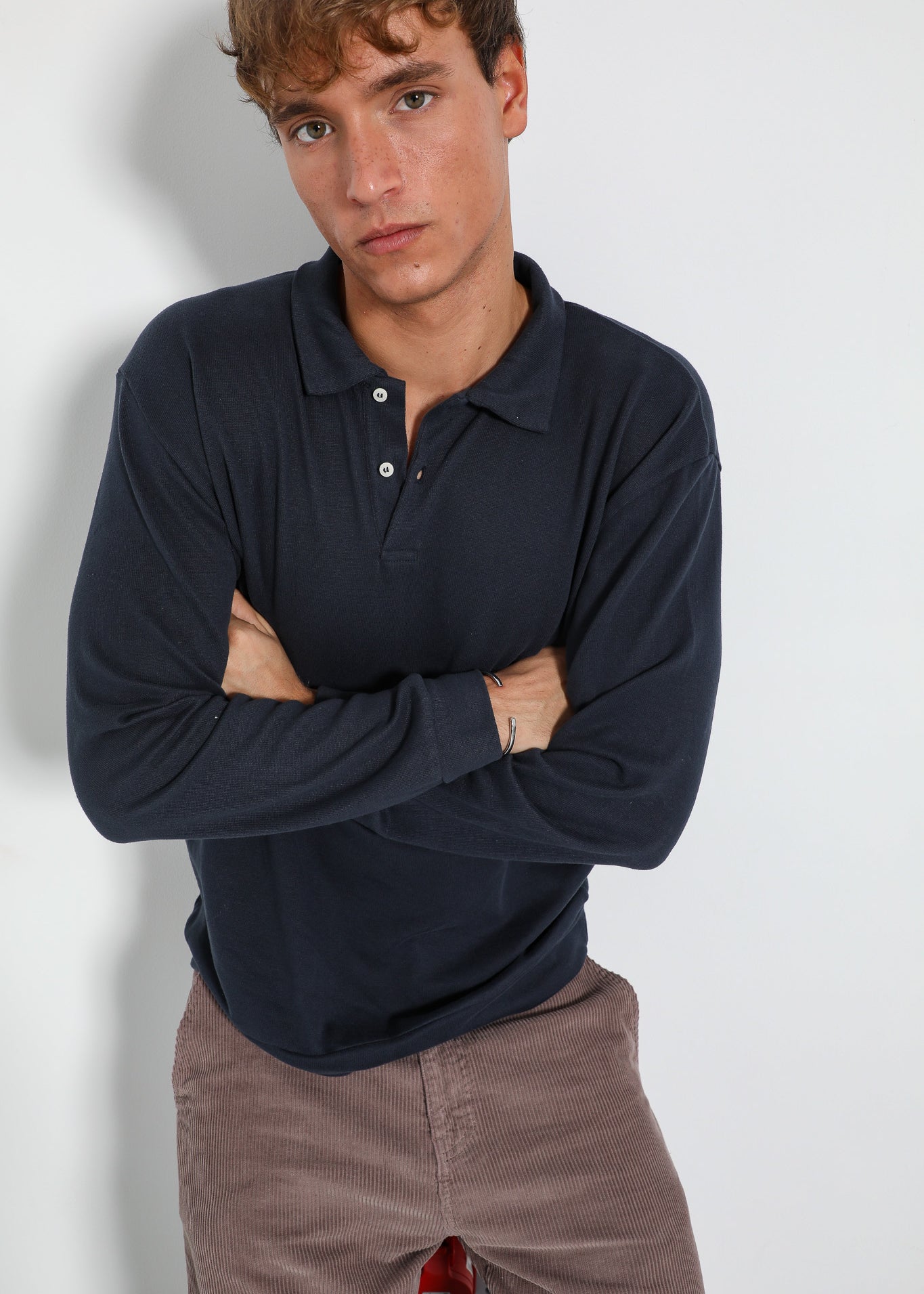 Cozy Polo Navy