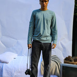 Corduroy Pocket Comfy Pants Navy Grey