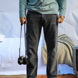 Corduroy Pocket Comfy Pants Navy Grey