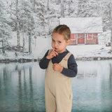 Ramsitos Corduroy Romper Beige