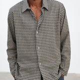 LIMITED EDITION - Square Modern Shirt Grey & Yellow