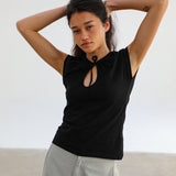 Hole T-Shirt Black