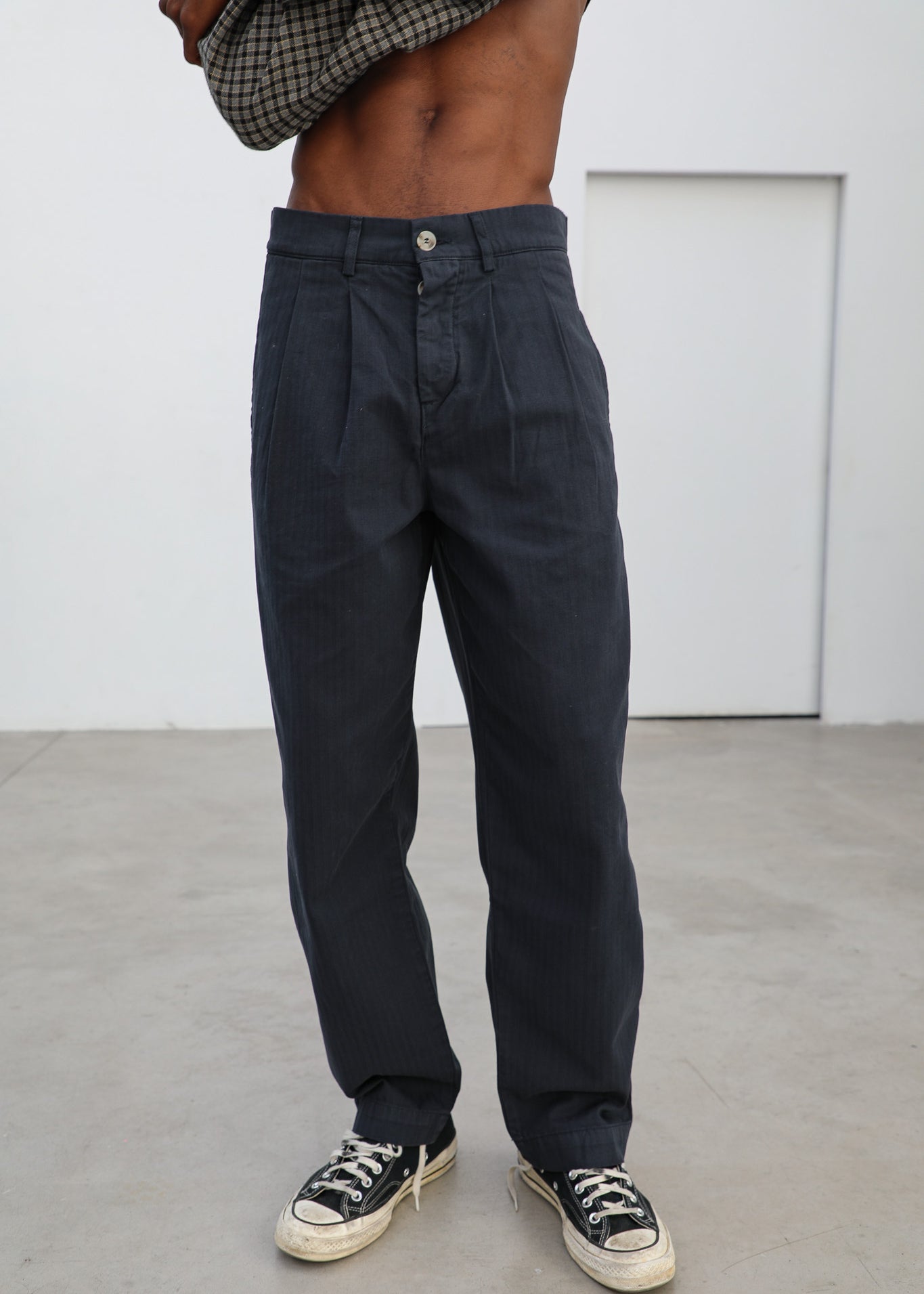 Retro Comfy Pants Navy