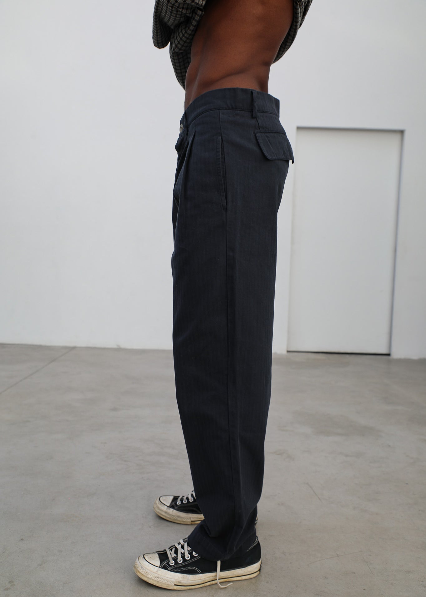 Retro Comfy Pants Navy