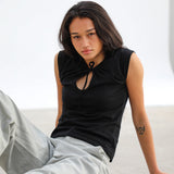 Hole T-Shirt Black