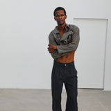 LIMITED EDITION - Square Modern Shirt Grey & Yellow