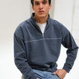 Flow Hoodie Line Dark Navy