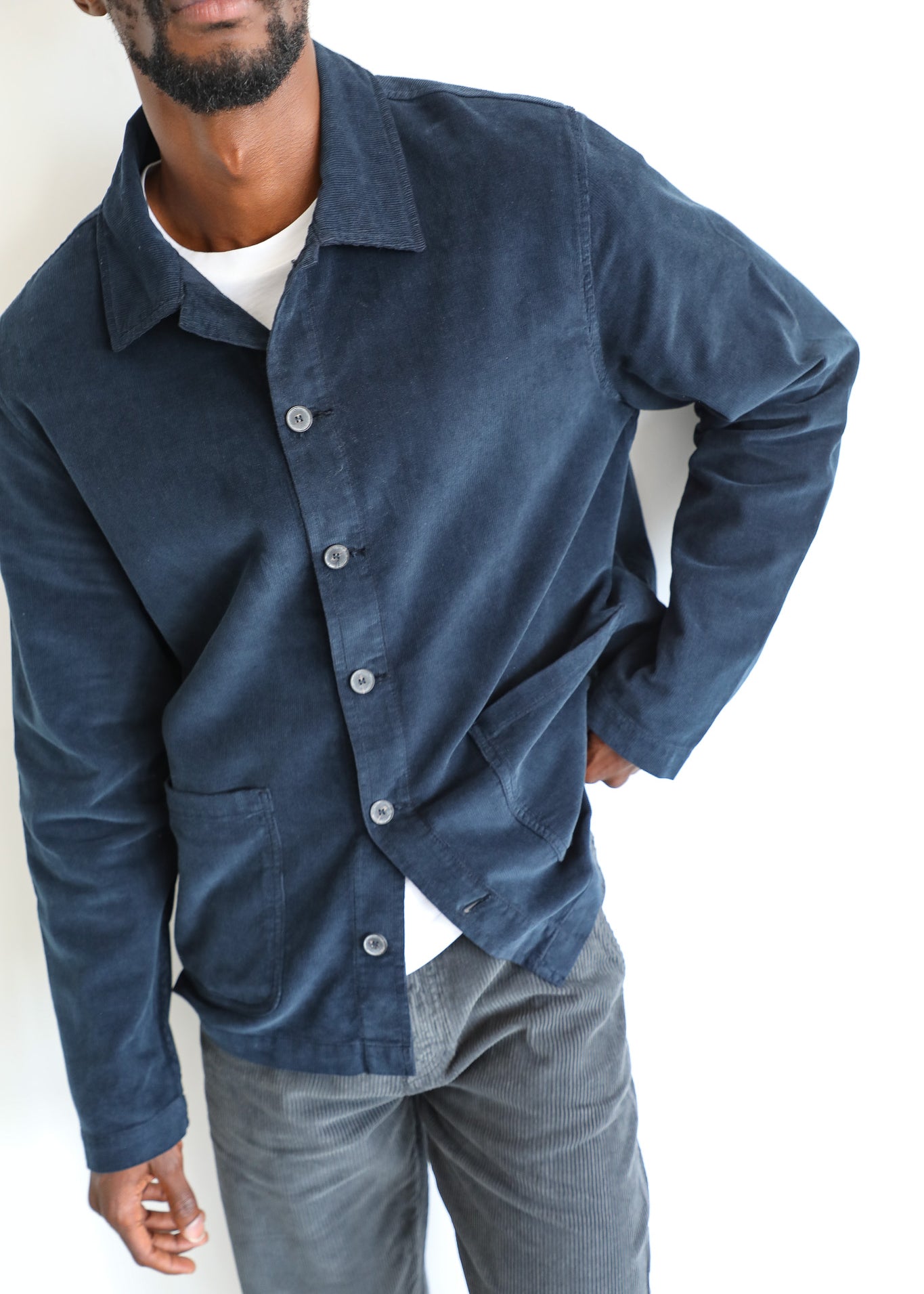 Corduroy Jacket Navy