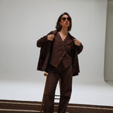 Loop Vest Brown