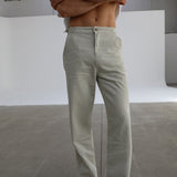 Buckle Comfy Pants Natural