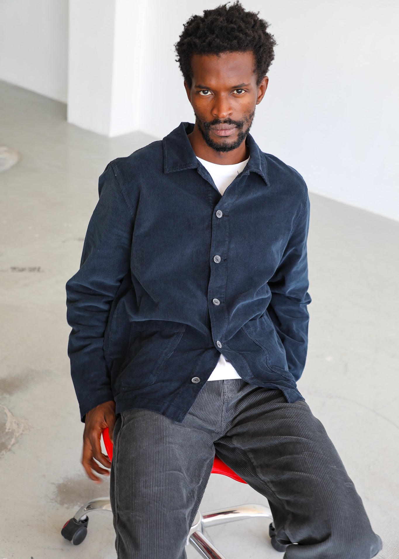 Corduroy Jacket Navy