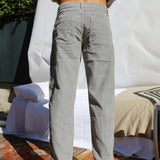 Corduroy Modern Comfy Pants Light Grey