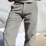 Corduroy Modern Comfy Pants Light Grey