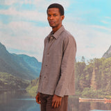 Stripes Modern Shirt Brown & Grey