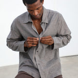 Stripes Modern Shirt Brown & Grey