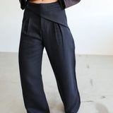 Wrap Pants Black