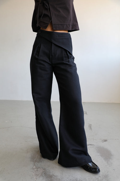 Wrap Pants Black