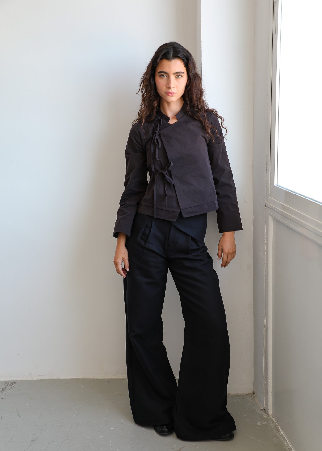 Wrap Pants Black