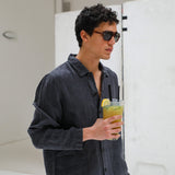 Linen Jacket Navy