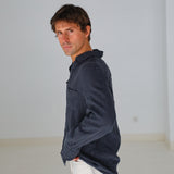 Linen Pocket Shirt Dark Navy