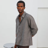 Stripes Modern Shirt Brown & Grey