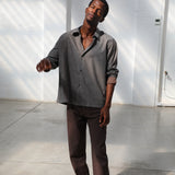 Stripes Modern Shirt Brown & Grey