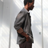 Stripes Modern Shirt Brown & Grey