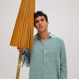 Vintage Shirt Sage Green