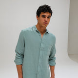 Vintage Shirt Sage Green