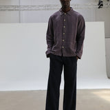 Linen Jacket Dark Grey