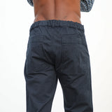 Button Comfy Pants Navy