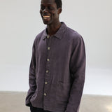 Linen Jacket Dark Grey