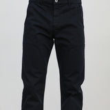 Button Comfy Pants Navy