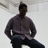 Linen Jacket Dark Grey