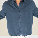 Tencel Shirt Dark Navy