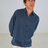 Tencel Shirt Dark Navy