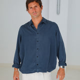 Tencel Shirt Dark Navy