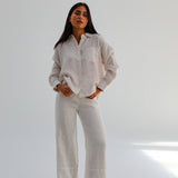 Modern Stripes Shirt White