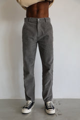 Corduroy Modern Comfy Pants Light Grey