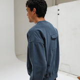 Back Pocket Sweatshirt Blue