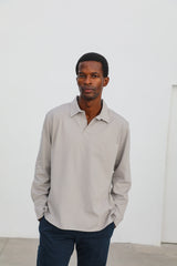 Soft Modern Polo Light Grey