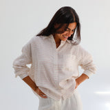 Modern Stripes Shirt White
