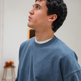 Back Pocket Sweatshirt Blue
