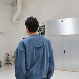 Back Pocket Sweatshirt Blue
