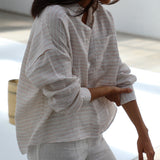 Modern Stripes Shirt White