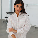 Modern Stripes Shirt White