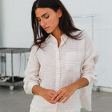 Modern Stripes Shirt White