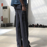 Linen Comfy Pants Petrol